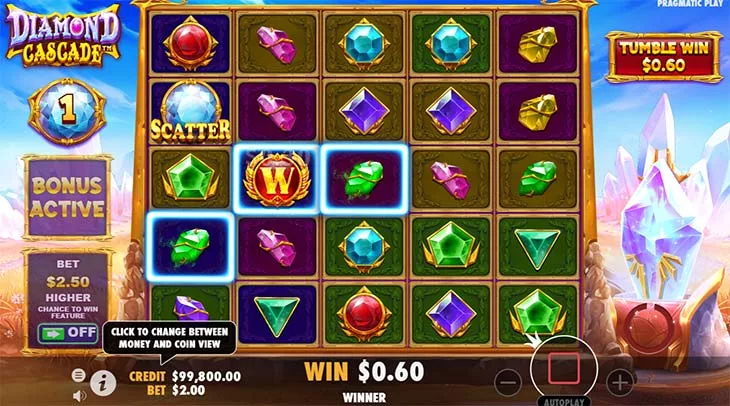 Diamond Cascade Slot