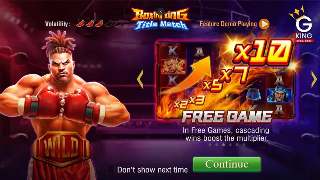 เกม Boxing King Title Match Jili Slot